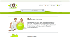 Desktop Screenshot of frauen-fitness.info